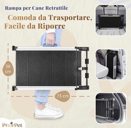 Rampa per cani retrattile - rampa,